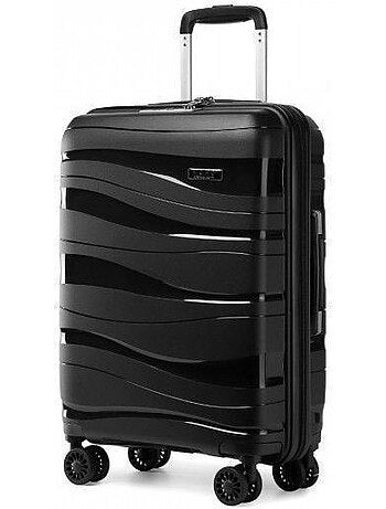 Valise cabine - 55x40x20 cm polypropylène 4 roulettes serrure tsa - kono