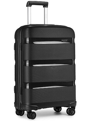 Valise cabine - 55x40x20 cm polypropylène 4 roulettes serrure tsa - kono