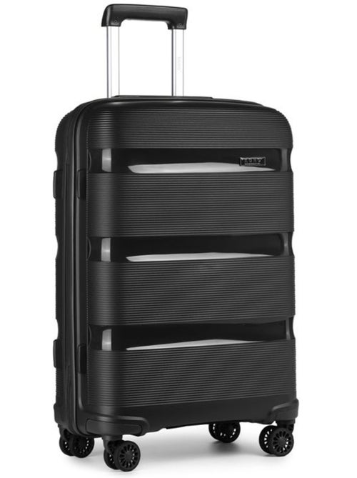 Valise cabine - 55x40x20 cm polypropylène 4 roulettes serrure tsa - kono - Kiabi Valise cabine - 55x40x20 cm polypropylène 4 roulettes serrure tsa - kono - Kiabi