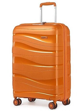 Valise cabine - 55x40x20 cm polypropylène 4 roulettes serrure tsa - kono