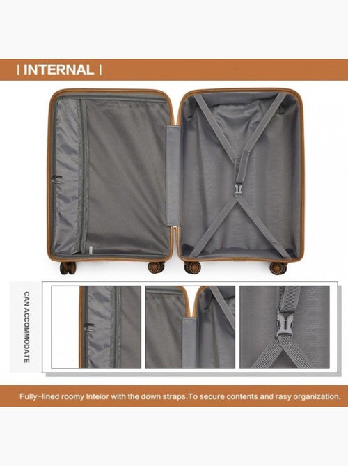 Valise cabine - 55x40x20 cm pp 100 l tsa - kono - Kiabi Valise cabine - 55x40x20 cm pp 100 l tsa - kono - Kiabi