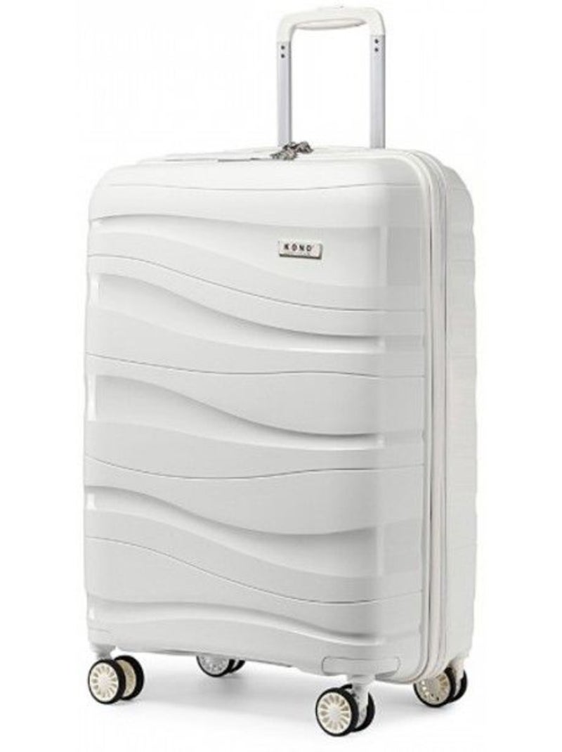 Valise cabine - 55x40x20 cm pp 39 l tsa - kono Blanc - Kiabi