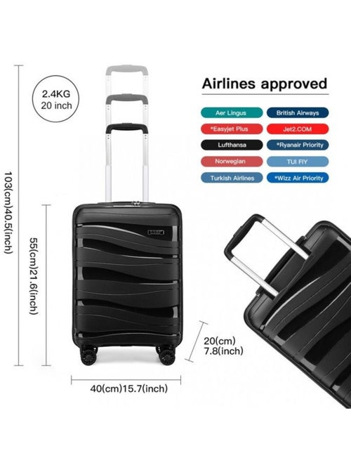 Valise cabine - 55x40x20 cm pp 39 l tsa - kono - Kiabi Valise cabine - 55x40x20 cm pp 39 l tsa - kono - Kiabi