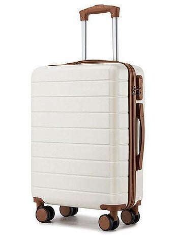 Valise cabine - 55x40x20 cm, rigide abs, 4 roues, serrure à code - kono