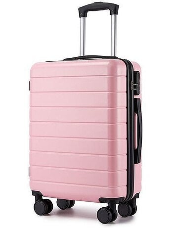 Valise cabine - 55x40x20 cm, rigide abs, 4 roues, serrure à code - kono