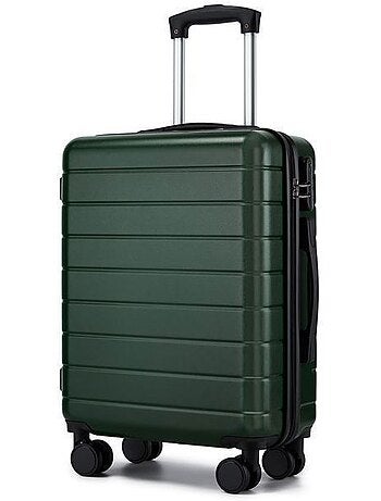 Valise cabine - 55x40x20 cm, rigide abs, 4 roues, serrure à code - kono
