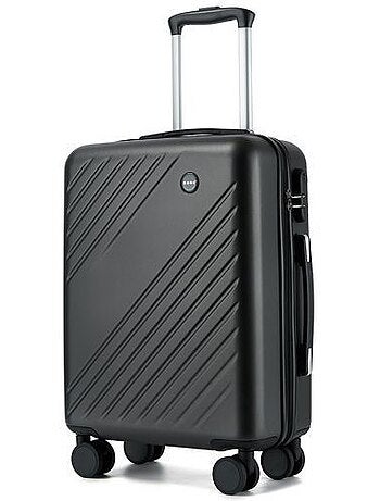 Valise cabine - 55x40x20 cm, rigide abs + pc, 4 roues 360° - kono
