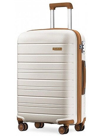 Valise cabine - 55x40x20, rigide abs, 4 roues 360°, serrure tsa - kono
