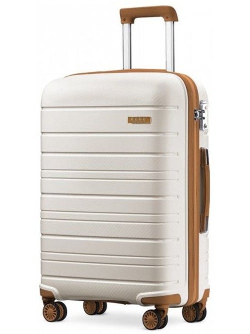Valise cabine - 55x40x20, rigide abs, 4 roues 360°, serrure tsa - kono - Kiabi Valise cabine - 55x40x20, rigide abs, 4 roues 360°, serrure tsa - kono - Kiabi