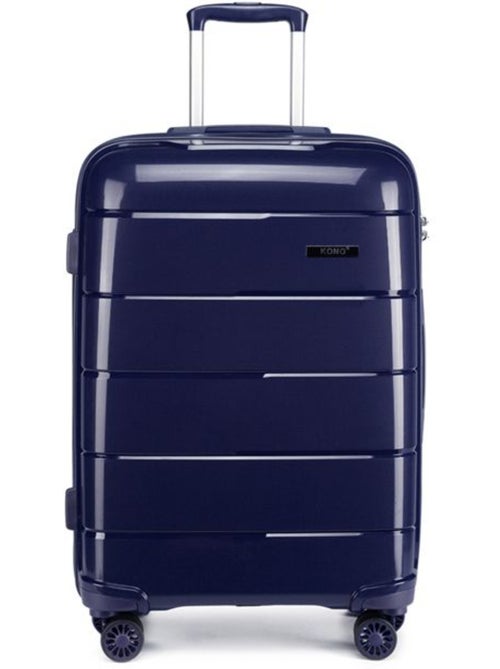Valise cabine - 55x40x21 cm polypropylène 4 roulettes serrure tsa - kono - Kiabi Valise cabine - 55x40x21 cm polypropylène 4 roulettes serrure tsa - kono - Kiabi