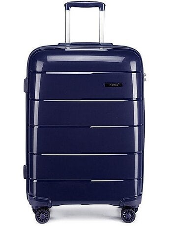 Valise cabine - 55x40x21 cm, rigide polypropylène (pp), 4 roues, serrure tsa - kono