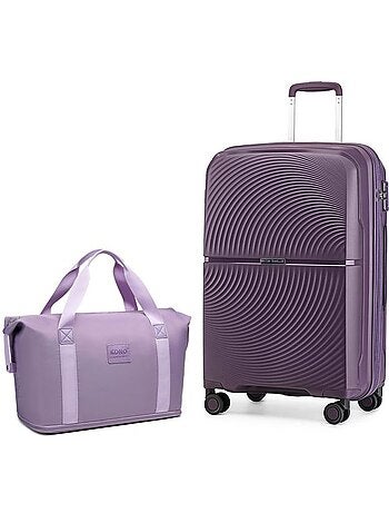 Valise cabine - 55x40x22 cm, 4 roues, serrure tsa - british traveller