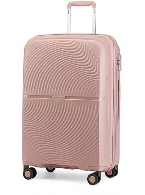 Valise cabine - 55x40x22 cm polypropylène 4 roulettes serrure tsa - british traveller - Kiabi Valise cabine - 55x40x22 cm polypropylène 4 roulettes serrure tsa - british traveller - Kiabi