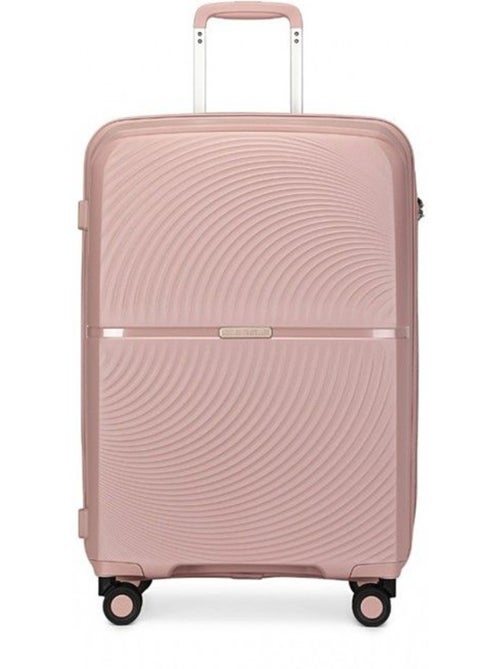 Valise cabine - 55x40x22 cm polypropylène 4 roulettes serrure tsa - british traveller - Kiabi Valise cabine - 55x40x22 cm polypropylène 4 roulettes serrure tsa - british traveller - Kiabi