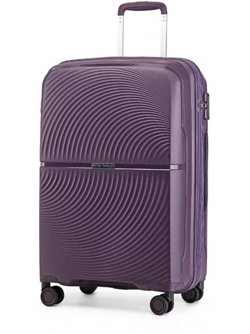 Valise cabine - 55x40x22 cm polypropylène 4 roulettes serrure tsa - british traveller - Kiabi Valise cabine - 55x40x22 cm polypropylène 4 roulettes serrure tsa - british traveller - Kiabi