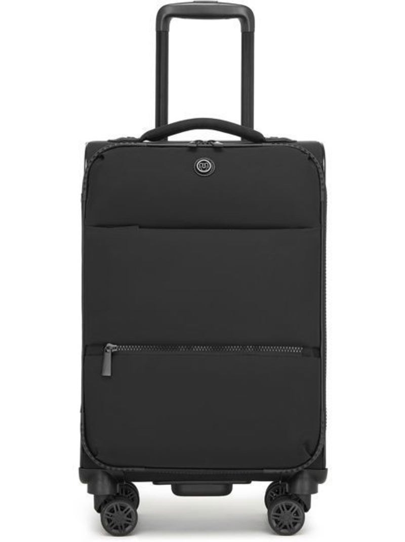 Valise cabine - 59.5x36.5x25 cm 4 roulettes serrure tsa - kono Noir - Kiabi
