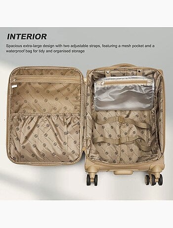 Valise cabine - 59.5x36.5x25 cm pp 32 l tsa - kono