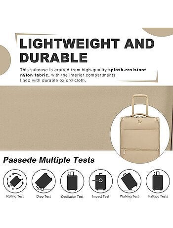 Valise cabine - 59.5x36.5x25 cm pp 32 l tsa - kono