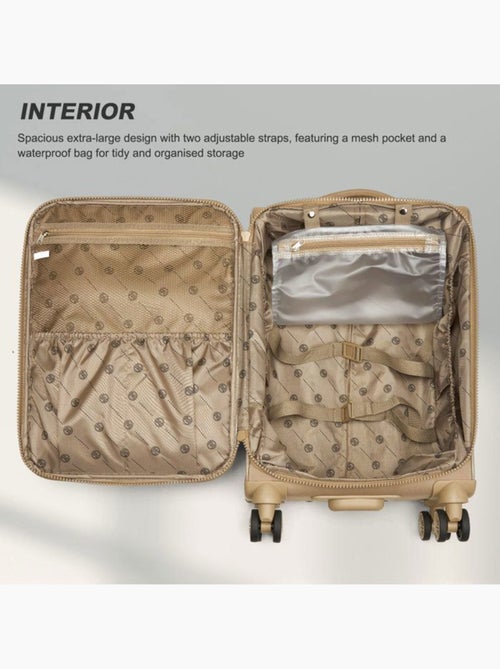 Valise cabine - 59.5x36.5x25 cm pp 32 l tsa - kono - Kiabi Valise cabine - 59.5x36.5x25 cm pp 32 l tsa - kono - Kiabi