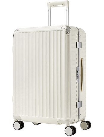 Valise cabine - 65.5x44x27 cm rigide 4 roulettes serrure tsa - kono