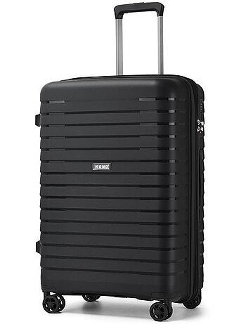 Valise cabine - 65x43.5x28.5 cm polypropylène 4 roulettes serrure tsa - kono