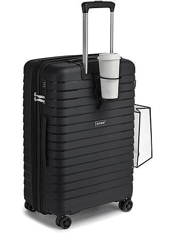 Valise cabine - 65x43.5x28.5 cm polypropylène 4 roulettes serrure tsa - kono