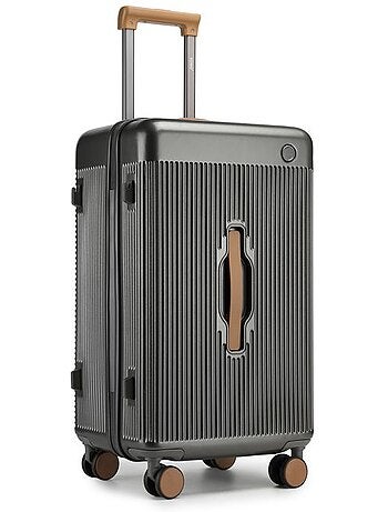 Valise cabine - 66.5x40x30 cm abs+pc 4 roulettes serrure tsa - kono