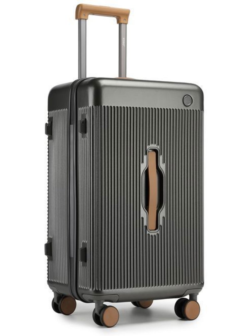 Valise cabine - 66.5x40x30 cm abs+pc serrure tsa - kono Gris - Kiabi
