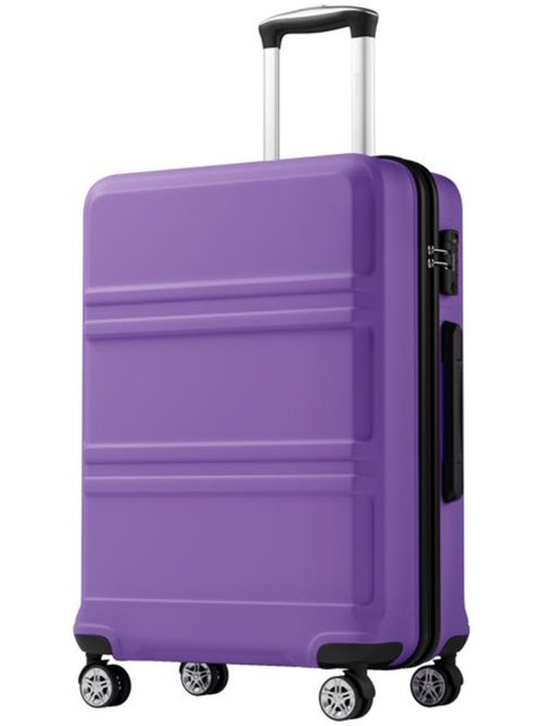 Valise cabine - 66x44x25.5 cm, rigide abs + pc, 4 roues 360°, serrure tsa - kono - Kiabi Valise cabine - 66x44x25.5 cm, rigide abs + pc, 4 roues 360°, serrure tsa - kono - Kiabi