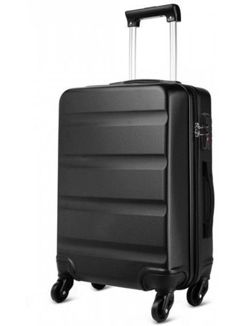 Valise cabine - 66x45x26 cm, rigide abs + pc, 4 roues, serrure à code - kono - Kiabi Valise cabine - 66x45x26 cm, rigide abs + pc, 4 roues, serrure à code - kono - Kiabi