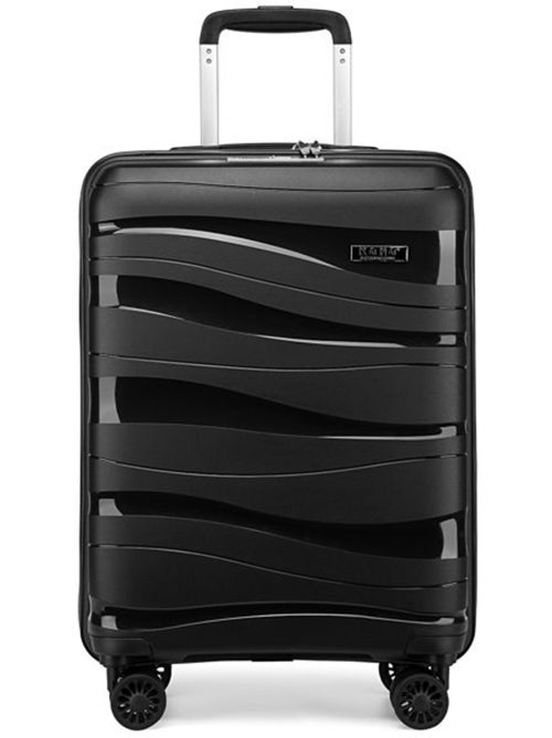 Valise cabine - 66x46x26 cm polypropylène 4 roulettes serrure tsa - kono - Kiabi Valise cabine - 66x46x26 cm polypropylène 4 roulettes serrure tsa - kono - Kiabi