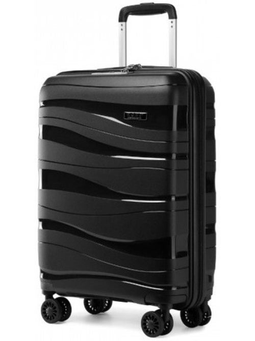 Valise cabine - 66x46x26 cm polypropylène 4 roulettes serrure tsa - kono - Kiabi Valise cabine - 66x46x26 cm polypropylène 4 roulettes serrure tsa - kono - Kiabi