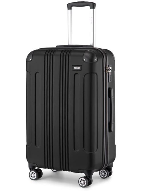 Valise cabine - 67×44.5×26 cm, rigide abs, 4 roues 360° - kono - Kiabi Valise cabine - 67×44.5×26 cm, rigide abs, 4 roues 360° - kono - Kiabi