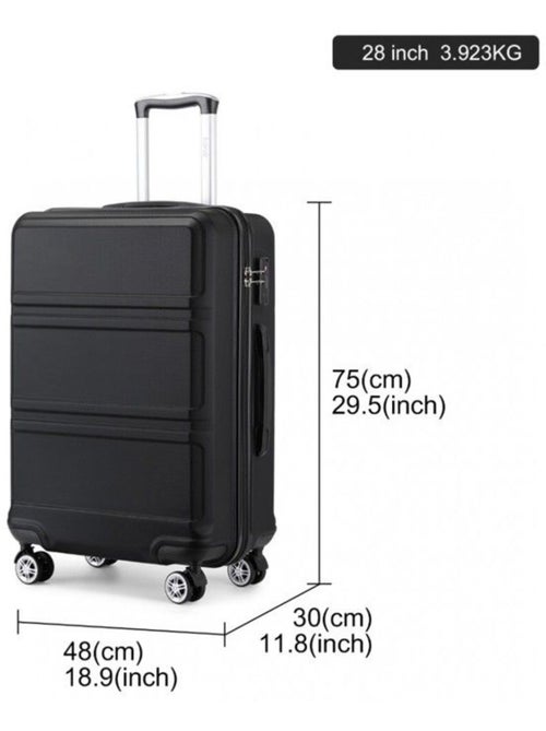 Valise cabine - 75x48x30 cm abs 100 l tsa - kono - Kiabi
