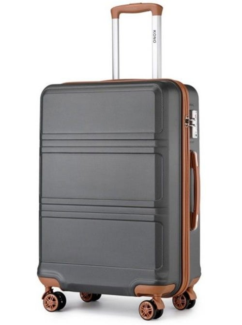 Valise cabine - 75x48x30 cm abs 4 roulettes serrure tsa - kono - Kiabi