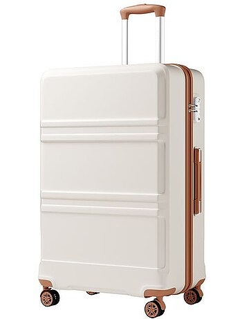 Valise cabine - 75x48x30 cm, rigide abs + pc, 4 roues, serrure tsa - kono