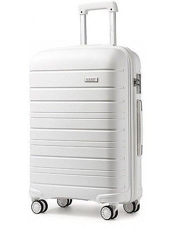 Valise cabine - 76x49x30 cm abs 4 roulettes serrure tsa - kono
