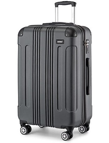 Valise cabine - 76x50x30 cm abs+pc 4 roulettes - kono