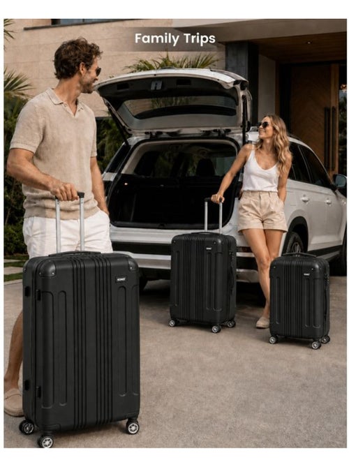 Valise cabine - 76x50x30 cm abs+pc 4 roulettes - kono - Kiabi Valise cabine - 76x50x30 cm abs+pc 4 roulettes - kono - Kiabi