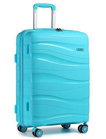 Valise cabine - 76x50x31 cm polypropylène 4 roulettes serrure tsa - kono