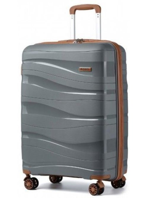 Valise cabine - 76x50x31 cm polypropylène 4 roulettes serrure tsa - kono - Kiabi Valise cabine - 76x50x31 cm polypropylène 4 roulettes serrure tsa - kono - Kiabi
