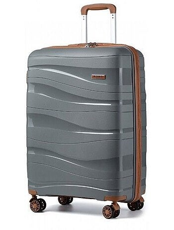 Valise cabine - 76x50x31 cm polypropylène 4 roulettes serrure tsa - kono