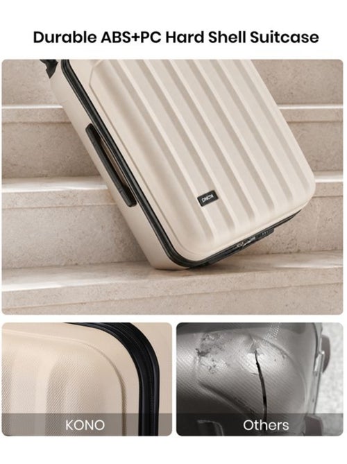 Valise cabine - 77x49.5x30 cm abs+pc - kono - Kiabi Valise cabine - 77x49.5x30 cm abs+pc - kono - Kiabi