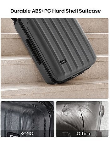 Valise cabine - 77x49.5x30 cm abs+pc - kono