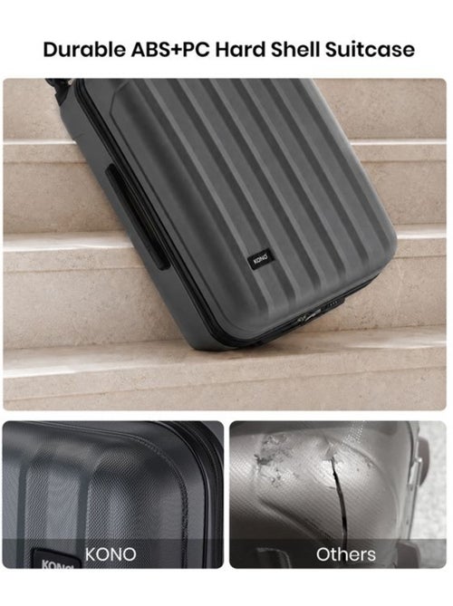 Valise cabine - 77x49.5x30 cm abs+pc - kono - Kiabi Valise cabine - 77x49.5x30 cm abs+pc - kono - Kiabi