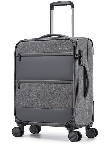 Valise cabine - rigide, 4 roulettes, serrure tsa - british traveller