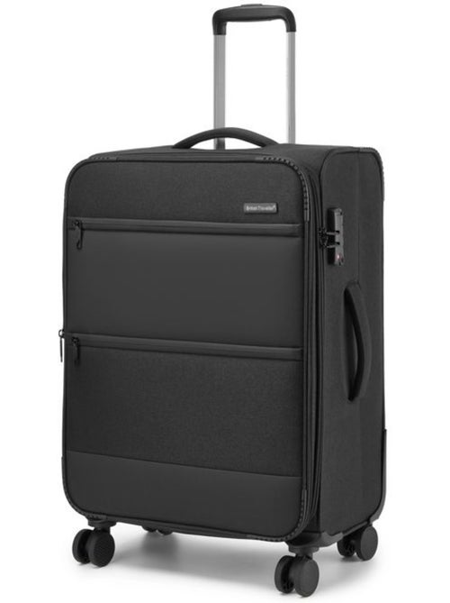 Valise cabine - rigide, 4 roulettes, serrure tsa - british traveller - Kiabi Valise cabine - rigide, 4 roulettes, serrure tsa - british traveller - Kiabi