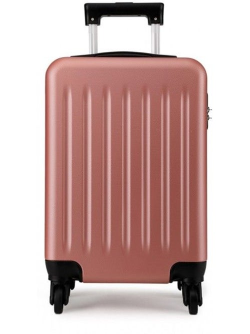 Valise cabine - rigide abs, 4 roues 360°, serrure tsa - kono - Kiabi Valise cabine - rigide abs, 4 roues 360°, serrure tsa - kono - Kiabi