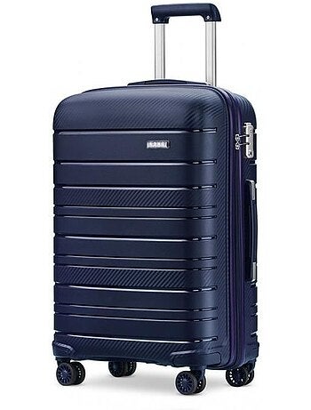 Valise cabine - rigide abs, 4 roues, serrure tsa - kono