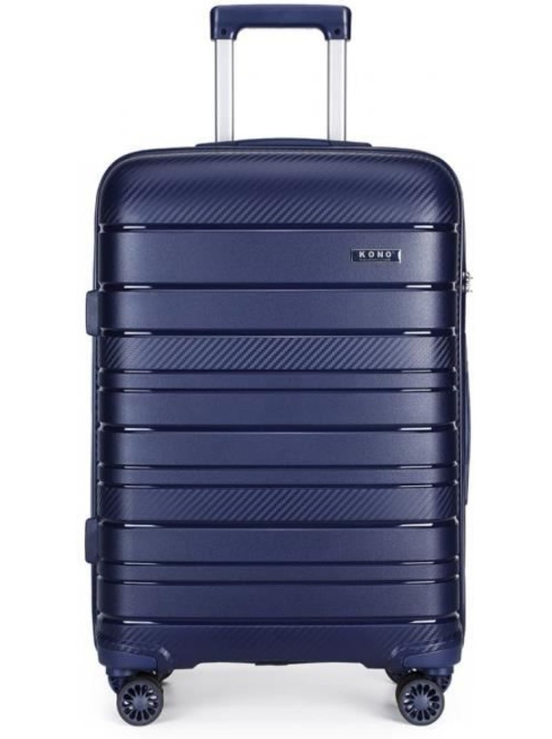 Valise cabine - rigide abs, 4 roues, serrure tsa - kono Blanc - Kiabi